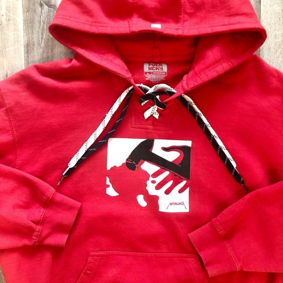 Metallica, X  Puck Hcky, Sweatshirt, Hoodie, RARE, Limited Edition, Size L - Picture 6 of 14